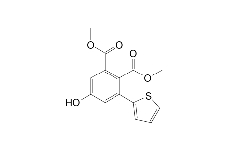 5-Hydroxy-3-(2-thienyl)benzene-1,2-dicarboxylic acid dimethyl ester