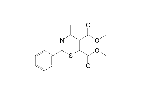 Dimethyl 4-Methyl-2-phenyl-4H-1,3-thiazine-5,6-dicarboxylate