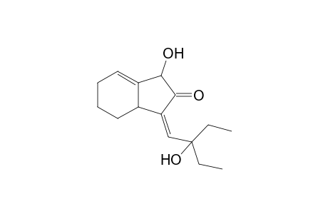 (3Z)-3a,4,5,6-Tetrahydro-1-hydroxy-3-(2-hydroxy-2-ethylbutylidene)-1H-inden-2(4H)-one