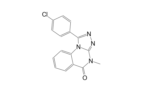 [1,2,4]triazolo[4,3-a]quinazolin-5(4H)-one, 1-(4-chlorophenyl)-4-methyl-