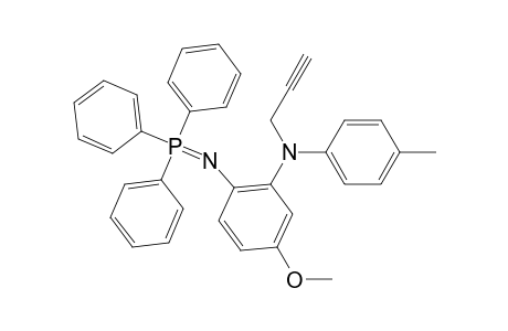 5-Methoxy-1-N-(4-methylphenyl)-1-N-(2-propynyl)-2-N-(triphenyl-lamda5-phosphanylidene)-benzene-1,2-diamine