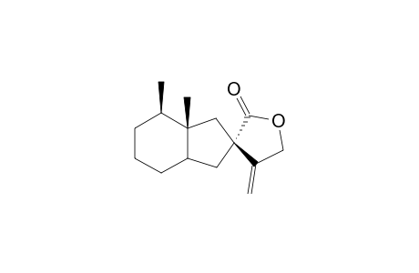 (-)-(1S,2R,6S,8R)-1,2-Dimethylbicyclo[4.3.0]non-8,3'-spiro[4'-methylenedihydrofuran-2'(3'-H)-one]