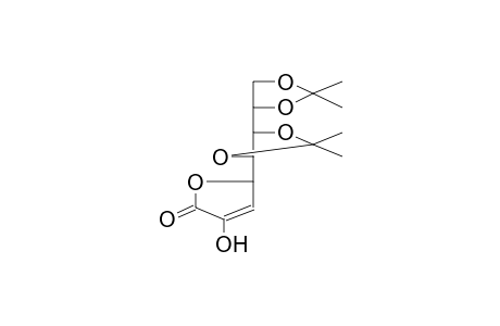 2-HYDROXY-3-DEOXY-5,6:7,8-DI-O-ISOPROPYLIDENE-D-MANNO-2-OCTENO-1,4-LACTONE