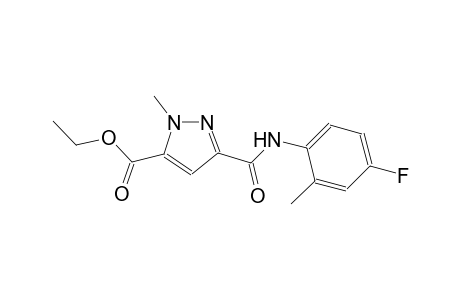 ethyl 3-[(4-fluoro-2-methylanilino)carbonyl]-1-methyl-1H-pyrazole-5-carboxylate