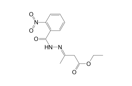 Ethyl (3E)-3-[(2-nitrobenzoyl)hydrazono]butanoate
