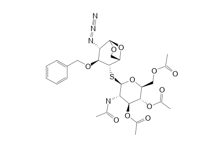 4-S-(2-ACETAMIDO-3,4,6-TRI-O-ACETYL-2-DEOXY-BETA-D-GLUCOPYRANOSYL)-1,6-ANHYDRO-2-AZIDO-3-O-BENZYL-2-DEOXY-4-THIO-BETA-D-GLUCOPYRANOSIDE