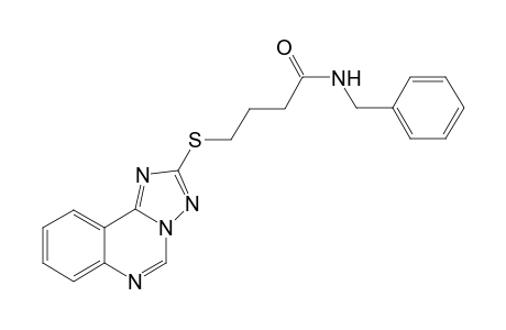 4-([1,2,4]triazolo[1,5-c]quinazolin-2-ylthio)-N-benzylbutanamide