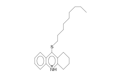 9-Nonylthio-1,2,3,4-tetrahydro-acridinium cation