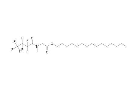 Sarcosine, N-heptafluorobutyryl-, pentadecyl ester