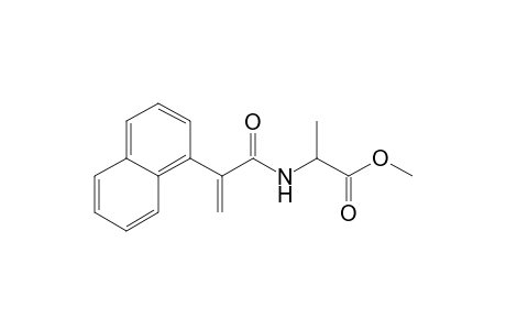 2-(2-(1-Naphthyl)acryloylamino)propionic acid methyl ester