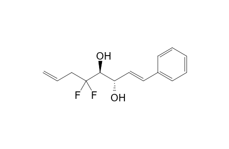 (1E,3S*,4S*)-5,5-Difluoro-1-phenylocta-1,7-diene-3,4-diol