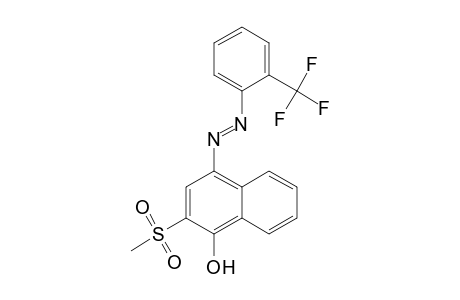 1-Naphthalenol, 2-(methylsulfonyl)-4-[2-[2-(trifluoromethyl)phenyl]diazenyl]-