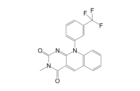 pyrimido[4,5-b]quinoline-2,4(3H,10H)-dione, 3-methyl-10-[3-(trifluoromethyl)phenyl]-