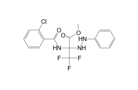 Methyl 2-[(2-chlorobenzoyl)amino]-3,3,3-trifluoro-2-(2-phenylhydrazino)propanoate