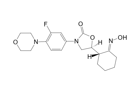 (S)-3-(3-Fluoro-4-morpholinophenyl)-5-((S)-2-(hydroxyimino)cyclohexyl)oxazolidin-2-one