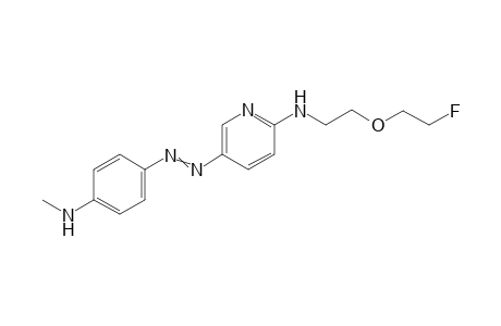 N-[2-(2-Fluoroethoxy)ethyl]-N-{5-[4-(methylamino)phenylazo]pyridin-2-yl}amine