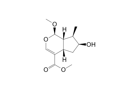 Cyclopenta[c]pyran-4-carboxylic acid, 1,4a,5,6,7,7a-hexahydro-6-hydroxy-1-methoxy-7-methyl-, methyl ester, [1R-(1.alpha.,4a.alpha.,6.alpha.,7.alpha.,7a.alpha.)]-