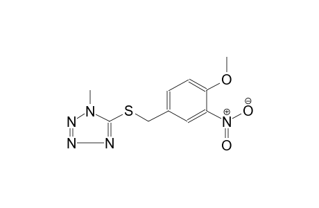 5-[(4-methoxy-3-nitrobenzyl)sulfanyl]-1-methyl-1H-tetraazole