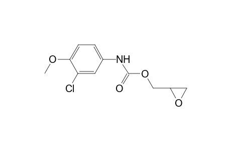 2-Oxiranylmethyl 3-chloro-4-methoxyphenylcarbamate