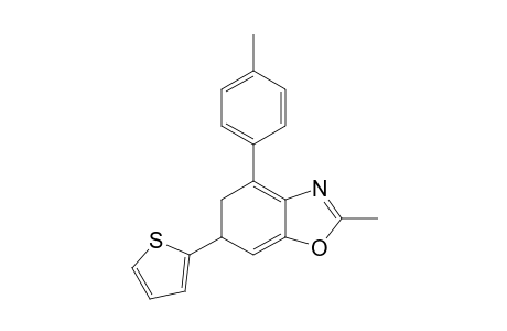 2-methyl-4-(4-methylphenyl)-6-thiophen-2-yl-5,6-dihydro-1,3-benzoxazole