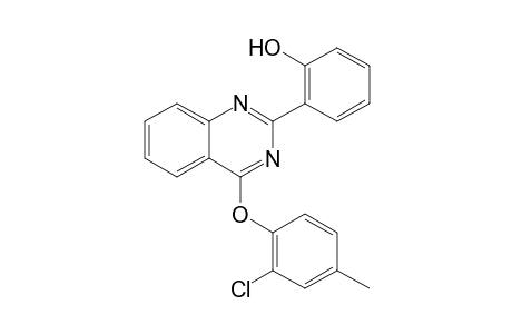 2-[4-(2-Chloro-4-methylphenoxy)-2-quinazolinyl]phenol