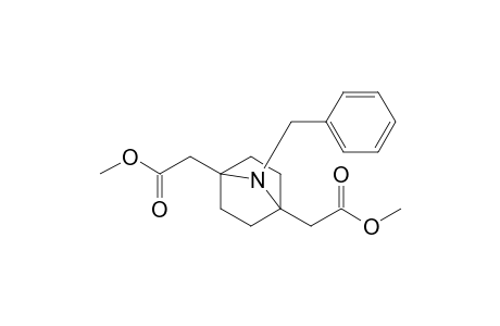 2-[4-(2-methoxy-2-oxoethyl)-7-(phenylmethyl)-7-azabicyclo[2.2.1]heptan-1-yl]acetic acid methyl ester