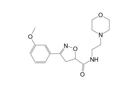 5-isoxazolecarboxamide, 4,5-dihydro-3-(3-methoxyphenyl)-N-[2-(4-morpholinyl)ethyl]-