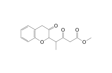 Methyl 3-oxo-4-(oxochroman-2-yl)pentanoate