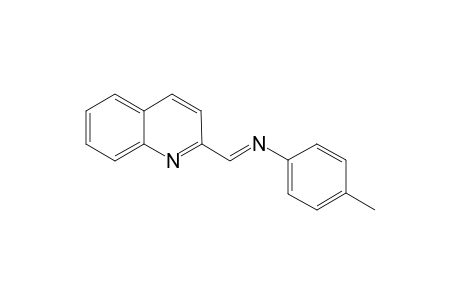 (E)-4-methyl-N-(quinolin-2-ylmethylene)aniline