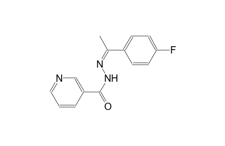 N'-[(Z)-1-(4-fluorophenyl)ethylidene]nicotinohydrazide