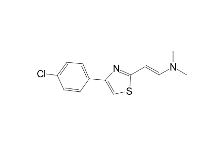 (E)-2-[4-(4-chlorophenyl)-1,3-thiazol-2-yl]-N,N-dimethyl-ethenamine