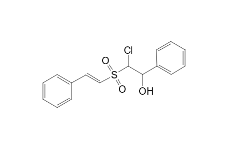 1-Chloro-2-hydroxy-2-phenylethyl .beta-styryl sulfone
