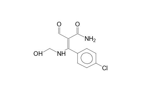 E-2-HYDROXYMETHYLAMINO-2-(4-CHLOROPHENYL)-2-FORMYLACRYLAMIDE