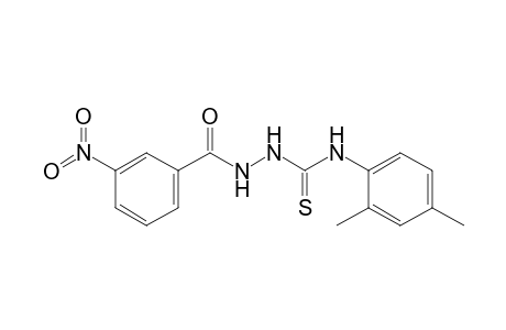 N-(2,4-Dimethylphenyl)-2-(3-nitrobenzoyl)hydrazinecarbothioamide