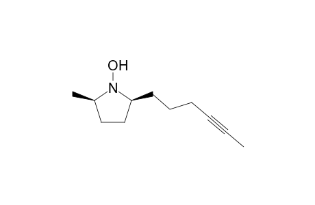 (2S,5R)-1-Hydroxy-2-(hex-4-ynyl)-5-methylpyrrolidine