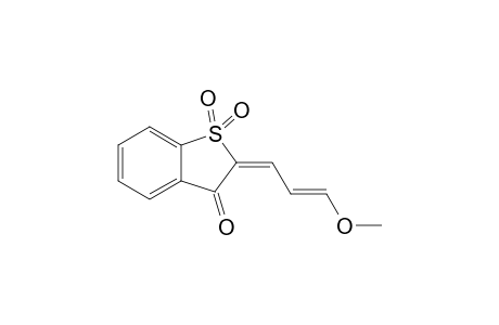 (2E)-2-[(2E)-3'-Methoxyprop-2'-enylidene]-1-benzothiophen-3(2H)-one-1,1-Dioxide