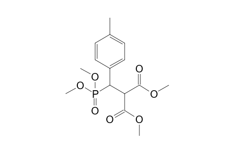 2-[(Dimethoxyphosphoryl)(4-methylphenyl)methyl]malonic acid dimethyl ester