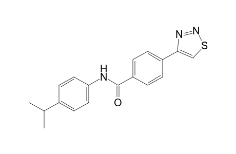 4'-isopropyl-4-(1,2,3-thiadiazol-4-yl)benzanilide
