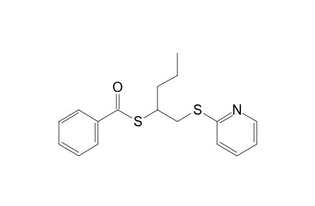 2-(Benzoylthio)pentyl 2-pyridyl sulfide