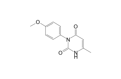 6-Methyl-3-(p-methoxyphenyl)pyrimidine-2,4(1H,3H)-dione