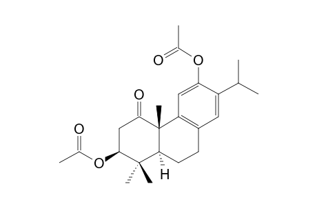 acetic acid [(2S,4aS,10aS)-6-acetoxy-7-isopropyl-4-keto-1,1,4a-trimethyl-3,9,10,10a-tetrahydro-2H-phenanthren-2-yl] ester