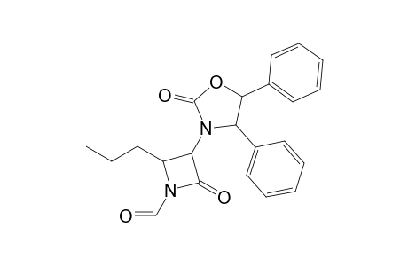 N-Formyl-2-propyl-3-(2-oxo-4,5-diphenyloxazolidin-3-yl)-1-azacyclobutan-4-one