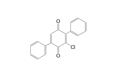 2,5-Cyclohexadiene-1,4-dione, 3-chloro-2,5-diphenyl-