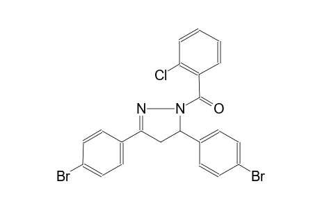 3,5-bis(4-bromophenyl)-1-(2-chlorobenzoyl)-4,5-dihydro-1H-pyrazole