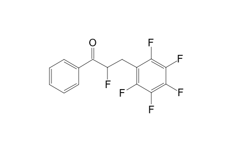 2-Fluoro-3-(perfluorophenyl)-1-phenylpropan-1-one
