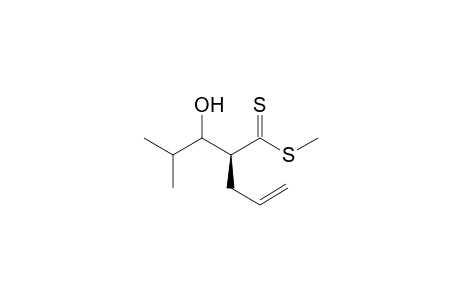 Syn.-Methyl 2-(1-Hydroxy-2-methylpropyl)pent-4-enedithioate isomer