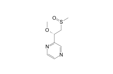 2-(METHYLSULFINYL)-1-METHOXY-1-(2-PYRAZYL)-ETHANE