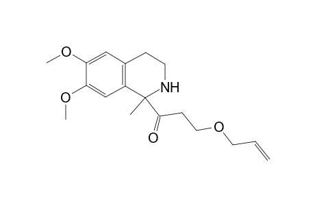 3-(allyloxy)-1-(6,7-dimethoxy-1-methyl-1,2,3,4-tetrahydroisoquinolin-1-yl)propan-1-one