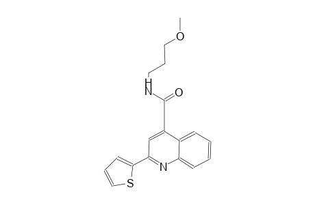 N-(3-methoxypropyl)-2-(2-thienyl)-4-quinolinecarboxamide