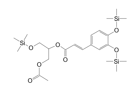 Glycerol <1-acetyl-2-caffeoyl->, tri-TMS